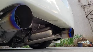 Stock Nissan 350Z with Motordyne TDX2 Shockwave Exhaust