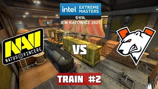 Группа B. NAVI vs VIRTUS.PRO. Map-2 Train. IEM Katowice 2021