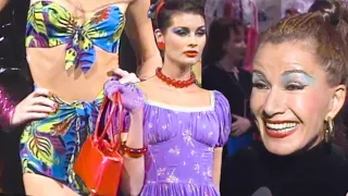 BETSEY JOHNSON Archival Runway & Interview (Spring 1996) | Videofashion Archives