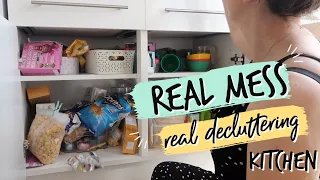 REAL MESS, REAL DECLUTTERING - KITCHEN