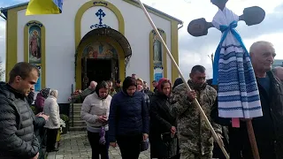 Поховання Героя Володимира Остапчука, смт Любешів