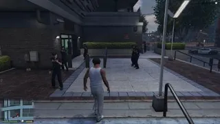 [GTA V] Racist Cop Karen arrests Franklin for saying hello