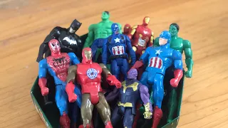 Avengers Superhero Toys/Action Figures/Unboxing, Spiderman, Iron Man, Hulk, Captain America #9