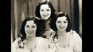 Вокальное трио "The Boswell Sisters".