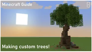 How to build a simple Custom Tree [Minecraft Guide]