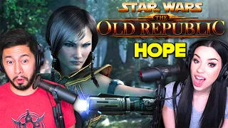 STAR WARS: The Old Republic – ‘Hope' Cinematic Trailer -  REACTION w/@carlyking