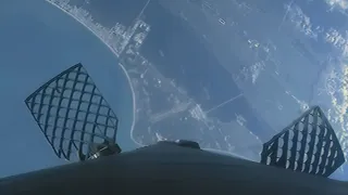 SpaceX Falcon 9 B1058 RTLS landing (upscaled)