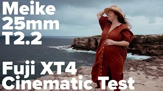 Meike 25mm T2.2 & Fuji XT4 cinematic test