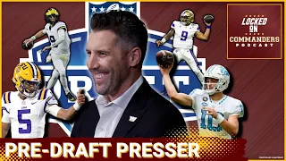 Washington Commanders Quarterback Visits and NFL Draft with General Manager Adam Peters