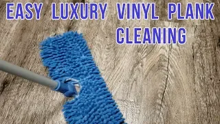 HOW TO CLEAN LUXURY VINYL PLANK FLOORING - FAST & EASY