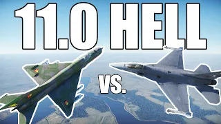 War Thunder - 11.0 IS HELL (MiG 21-bis Gameplay)