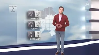 Погода в Україні на 07 березня 2021