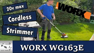 WORX WG163E 18V (20V MAX) Cordless Grass Trimmer/strimmer with Command Feed Assembly and Review