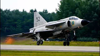 First time seeing Saab 37 Viggen STOL blew me away! [4K]