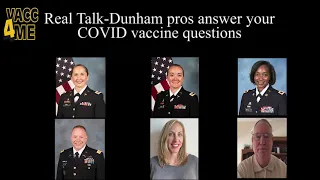 Real Talk--Dunham Health Pros answer your COVID Vaccine questions