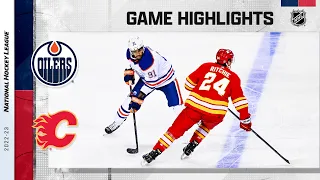 Oilers @ Flames 10/29 | NHL Highlights 2022