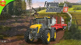 Making A lot of Straw bales in Farming Simulator 16!