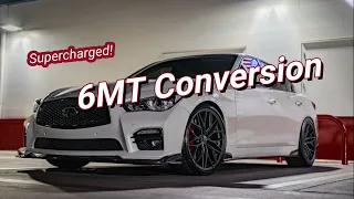 Infiniti Q50 6 Speed Manual Transmission Swap