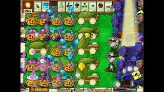 Plants vs. Zombies ( Survival Day Endless ) - (6 Cob Cannon Strategy) - (With 8 winter melons)