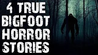 4 TRUE Disturbing Bigfoot Horror Stories From The Deep Woods | (Scary Stories)