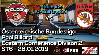 Bundesliga Spieltag 6 - M#2 - Team - 10 Ball RT6