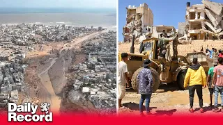 Libya flood horror: Race to recover bodies in Derna where 5,100 have died and 9,000 are missing