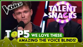 Favorite THE VOICE performances of Talent Snacks 😍 | TOP5