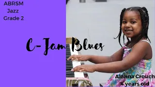 Alanna Crouch (4 y/o) - ABRSM Jazz Piano Grade 2 C-Jam Blues