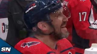 Alex Ovechkin Beats Connor Hellebuyck To Reach 25-Goal Mark