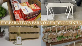 PREPARATIVOS PRO CHÁ DE COZINHA | Lembrancinhas Decoração Compras do Mercado e Muito Mais!