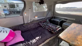 No-Build Minivan Camper Van Tour 7 / Minimalist Setup #campervan #minimalist #vanlife