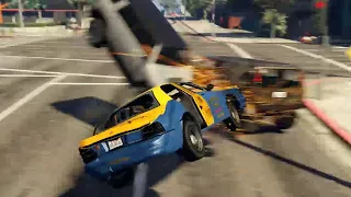 In traffic at a speed of 9999999, can a cab take passengers to their destination?  - GTA5