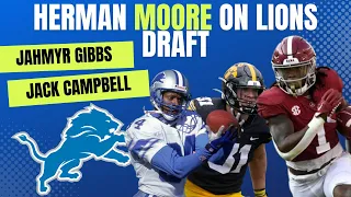 Lions Legendary WR Herman Moore Talks Around Lions Draft Jahmyr Gibbs & Jack Campbell