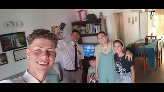 Elder Kaleb Baker returns home from serving in Uruguay MonteVideo West Mission