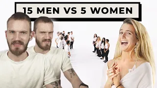 15 Men vs 5 Women is Cringe - Jubilee React #4