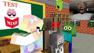 Monster School : GRANNY+BALDI BASIC'S+SLENDRINA REVENGE ON THE MOBS VOL 2 - Minecraft Animation