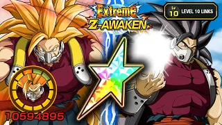 100% EZA SSJ CUMBER LEVEL 10 LINKS SHOWCASE + STICKER EFFECT! Dragon Ball Z Dokkan Battle