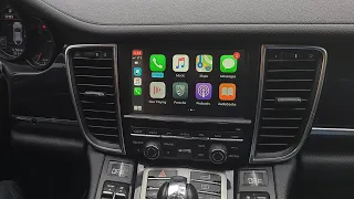 Wireless CarPlay and AndroidAuto in Porsche Panamera 2010-2016 (supports touch screen)