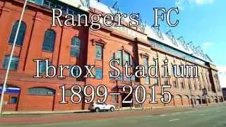 Drone Over Rangers F.C. Ibrox Stadium