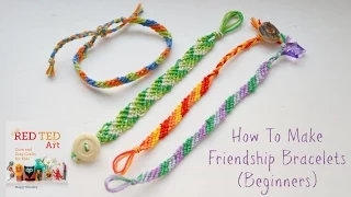 How to Make DIY Friendship Bracelets Beginners (Diagonal Pattern)