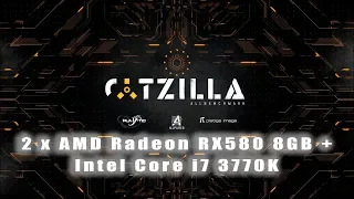 Benchmark Catzilla 4K - 2 x AMD Radeon RX580 8GB + Intel Core i7 3770K