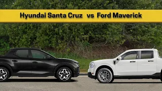 2022 Ford Maverick vs Hyundai Santa Cruz | A look at these new compact trucks
