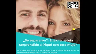 ¿Se separaron?: Shakira habría pillado a Piqué con otra mujer en su departamento de soltero