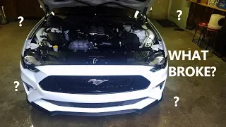 2018 Mustang GT first dealership visit (no bueno)