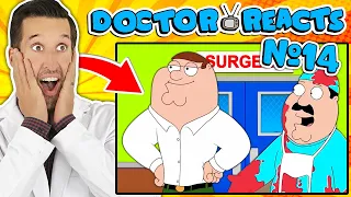 ER Doctor REACTS to Funniest Family Guy Medical Scenes #14