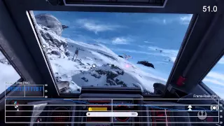 60fps Star Wars Battlefront PS4 E3 Frame Rate Test Work in Progress