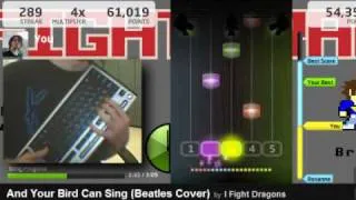 JamLegend | 'And Your Bird Can Sing (Beatles Cover)' by I Fight Dragons | Insane | 100%