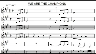 QUEEN - WE ARE THE CHAMPIONS - ALTOSAX