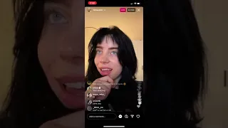 Billie Eilish Instagram Livestream 3/02/2022