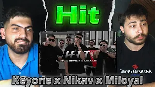 ری اکشن رپ دری جدید Keyone x Nikav x Miloyal - Hit  کیوان نیکاو میلویال - هیت (REACTION)